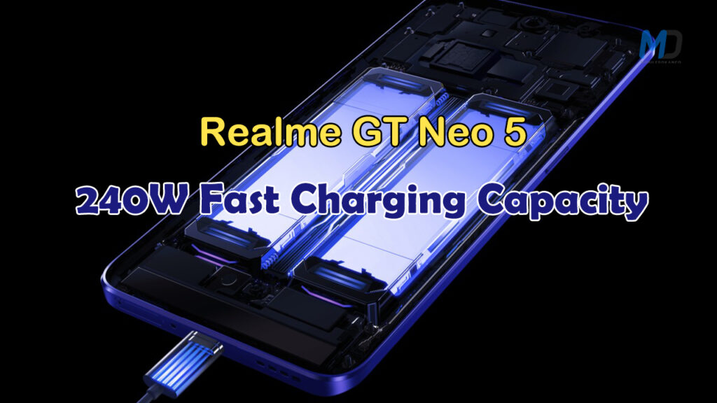 Realme GT Neo 5 comes with 240W Fast Charging capacity