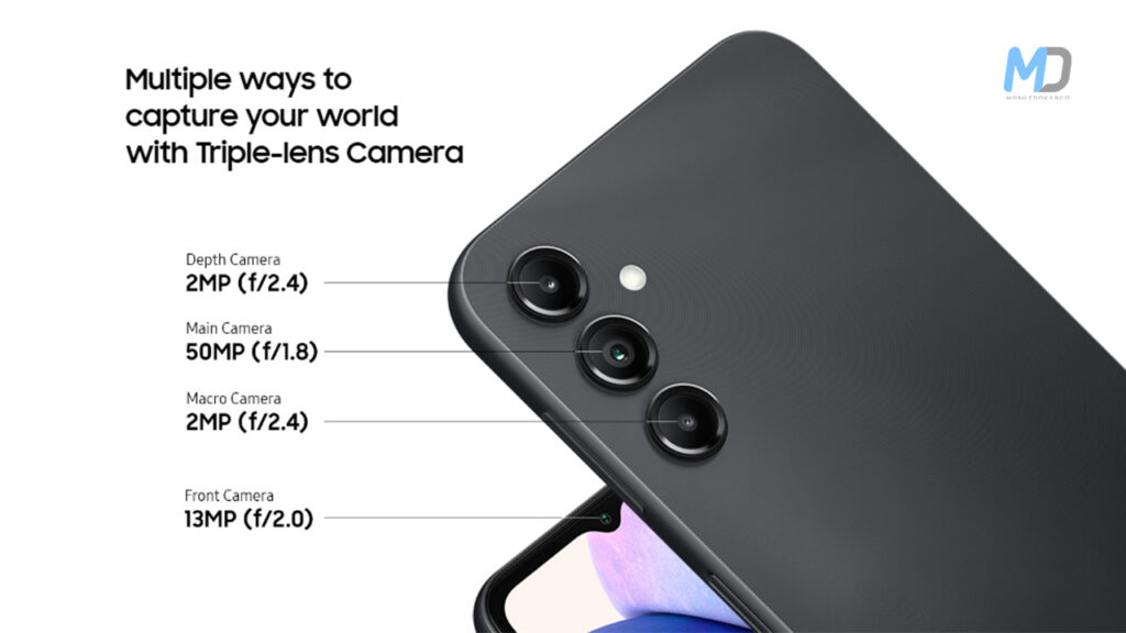 Samsung Galaxy A14 camera specs