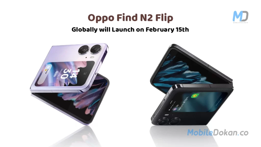 Oppo Find N2 Flip will launch on February 15