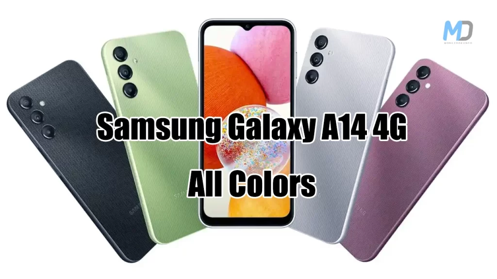 Samsung Galaxy A14 4G all colors