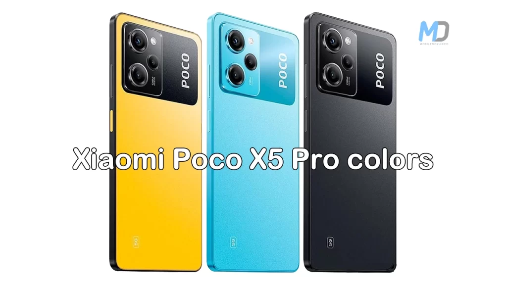 Xiaomi Poco X5 Pro all colors