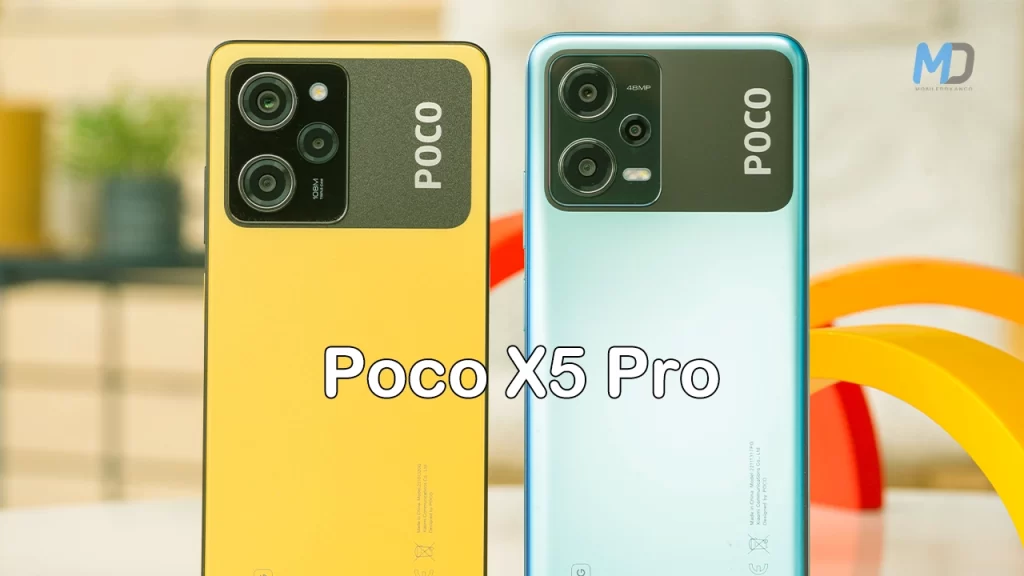 Xiaomi Poco X5 Pro back side image