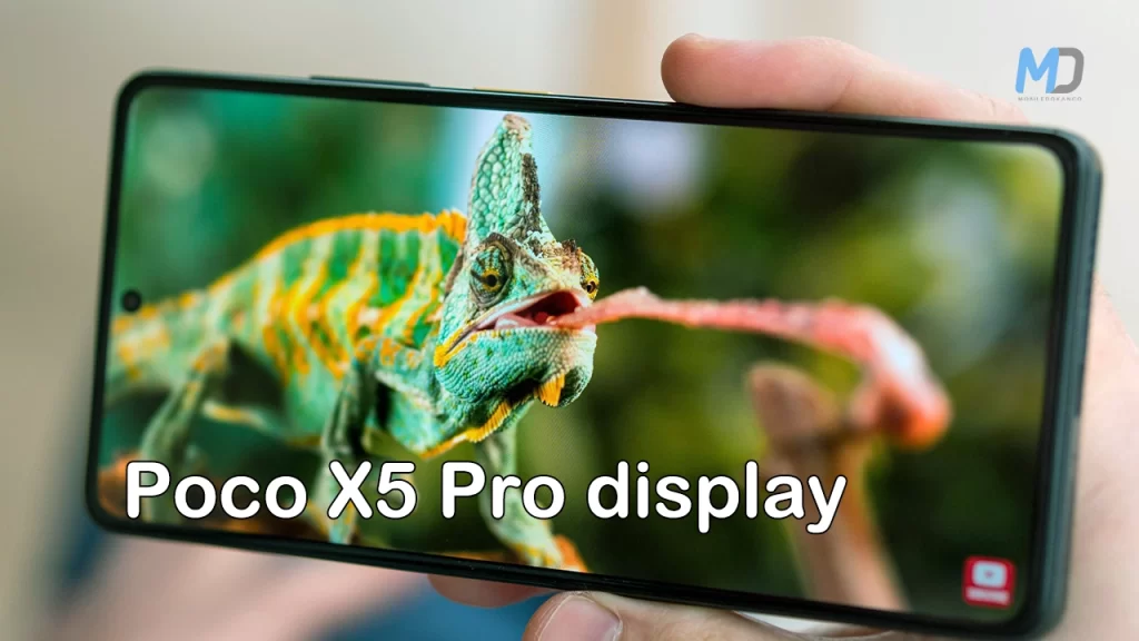 Xiaomi Poco X5 Pro screen performance