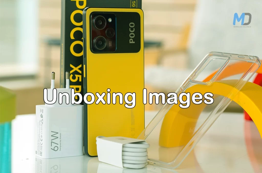Xiaomi Poco X5 Pro unboxing images