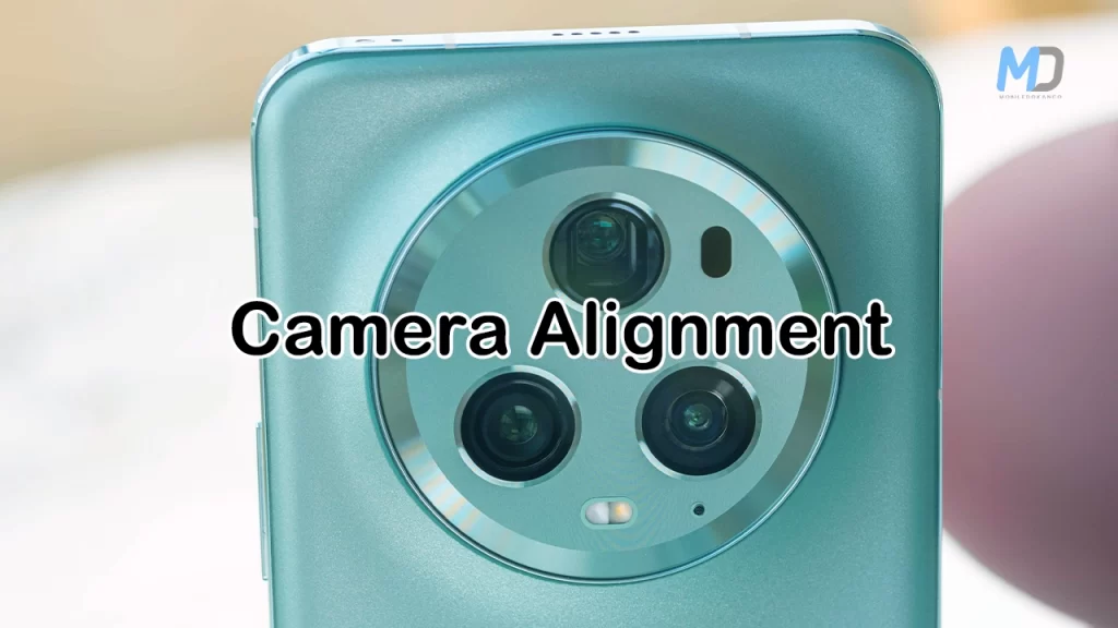 Honor Magic5 Pro camera alignment
