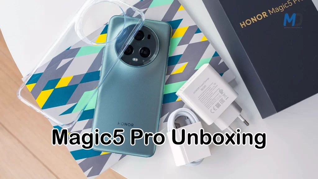 Honor Magic5 Pro unboxing