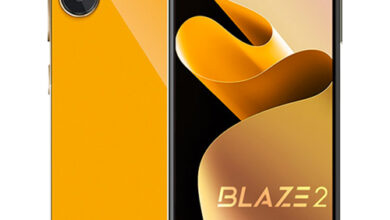 Lava Blaze 2 Glass Orange