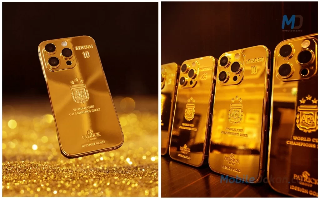 Lionel Messi gives 35 gold iPhone 14 Pro image