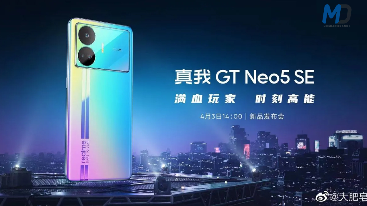 Realme GT Neo5 SE Display and Battery official confirmed specifications