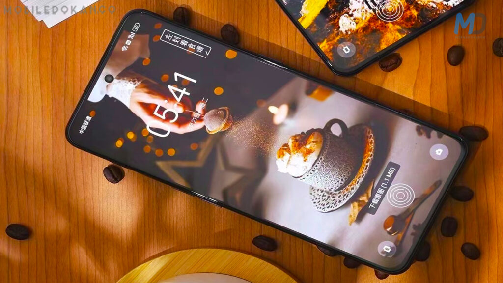 Realme GT Neo5 SE display and fingerprint feature teaser image