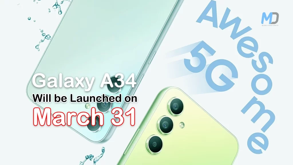 Samsung Galaxy A34 will launch in South Korea on March 31