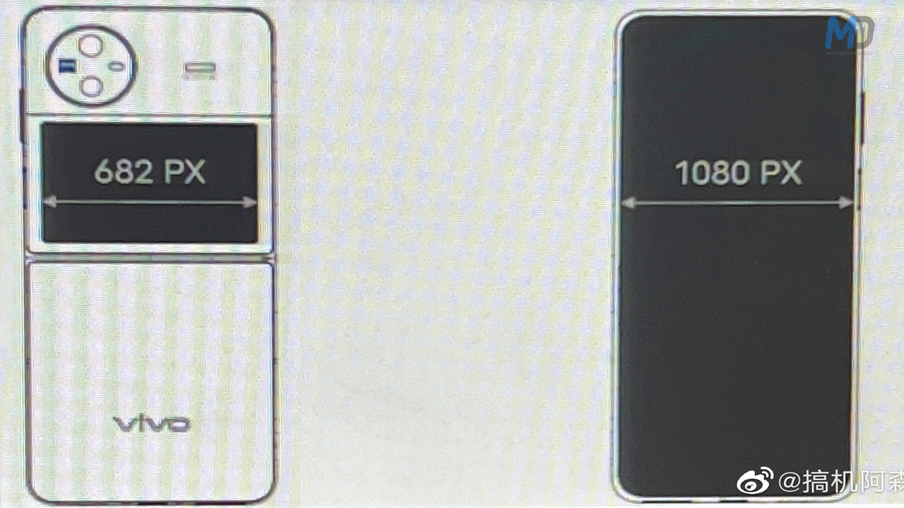 Vivo X Flip with a foldable display
