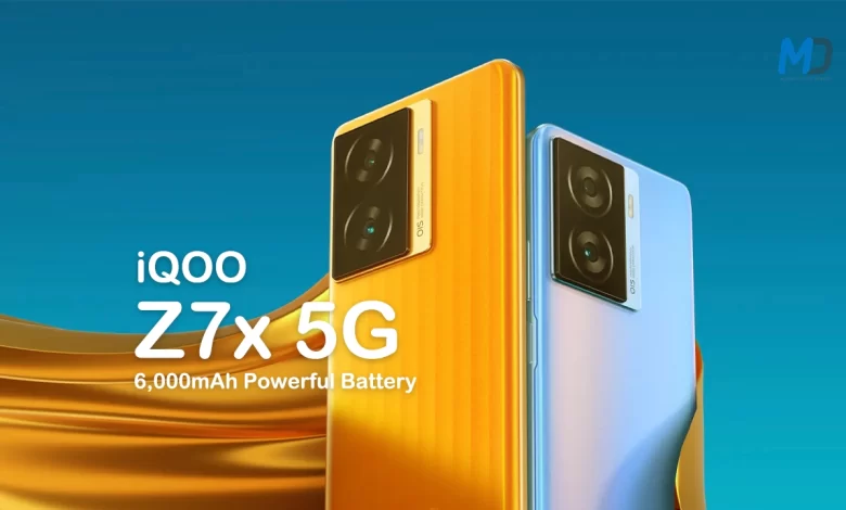 iQOO Z7x releases with a 6,000mAh Powerful Battery