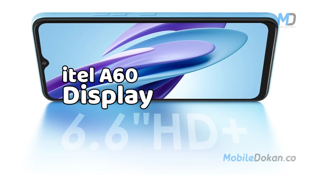 itel A60 launch display