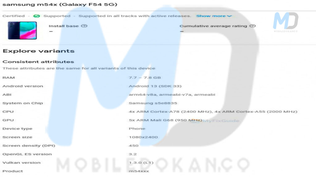 Google Play Console listings