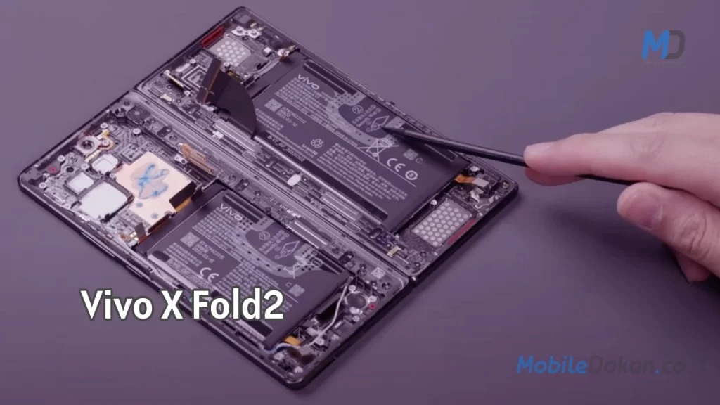 Vivo X Fold2 leaked video online