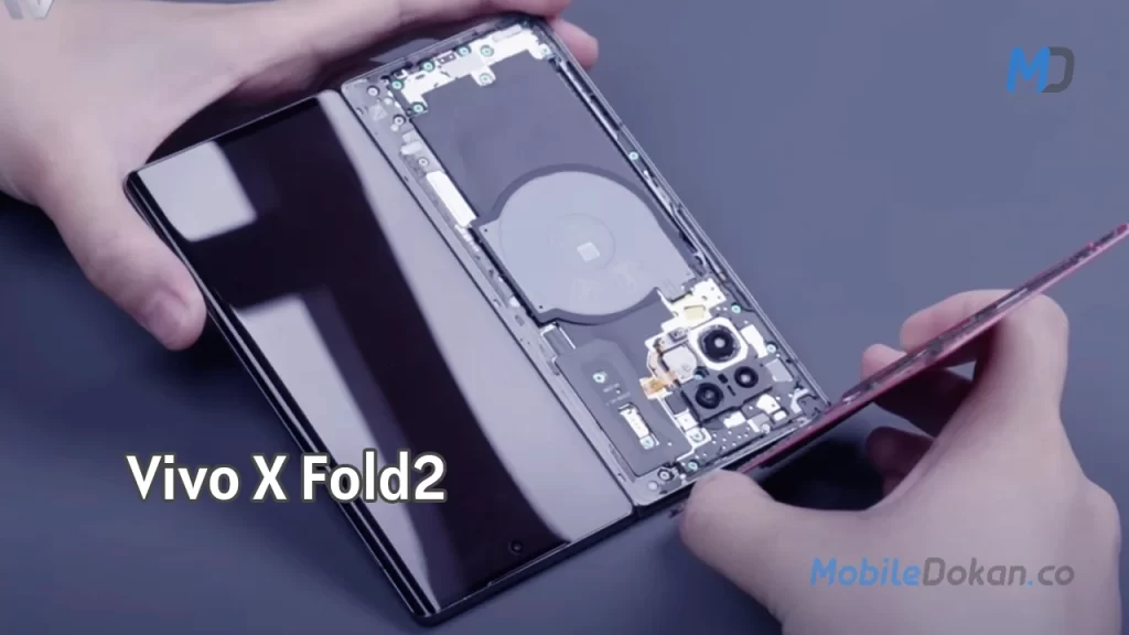 Vivo X Fold2 leaked video online revealing the foldable’s internals