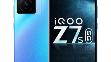 Vivo iQOO Z7s Norway Blue