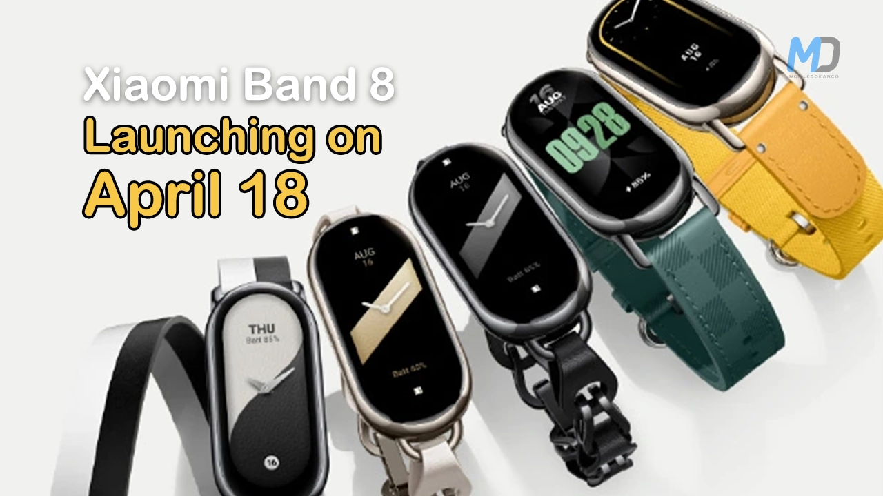 Xiaomi Band 8 launching on April 18, revealed the design, color