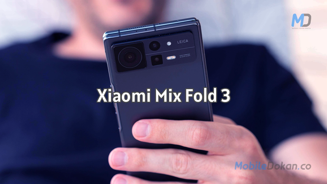 Xiaomi Mix Fold 3 come with periscope camera and IP rating