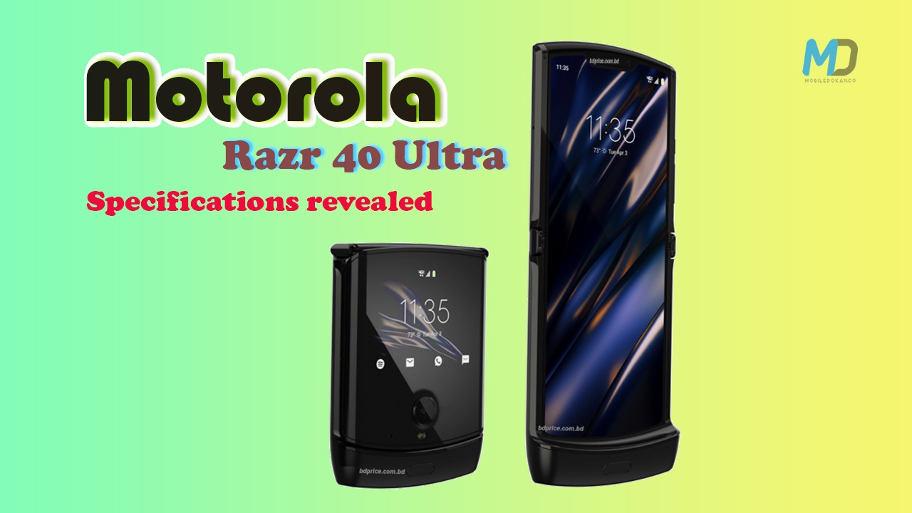 Motorola Razr 40 ultra Specifications revealed