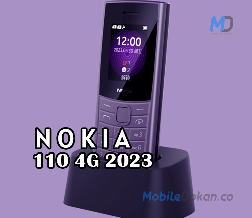 Redesigned Nokia 110 4G (2023) quietly announced