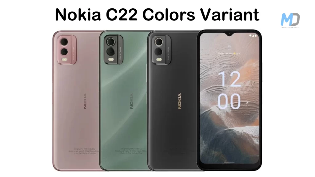 Nokia C22 all colors