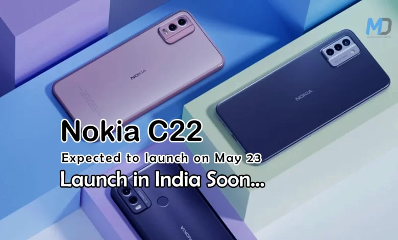Nokia C22 is expected to launch in India on May 23