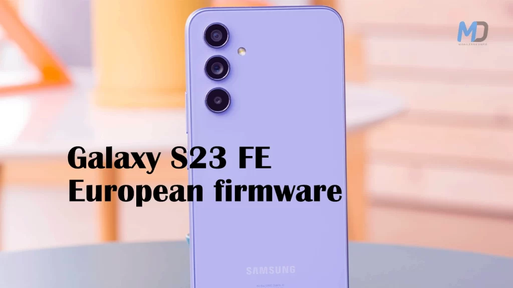 Samsung tests Galaxy S23 FE European firmware image