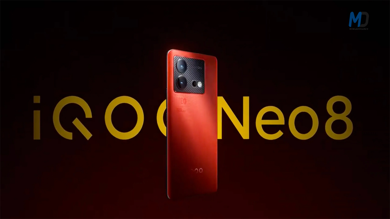 iQOO Neo 8 rear panel