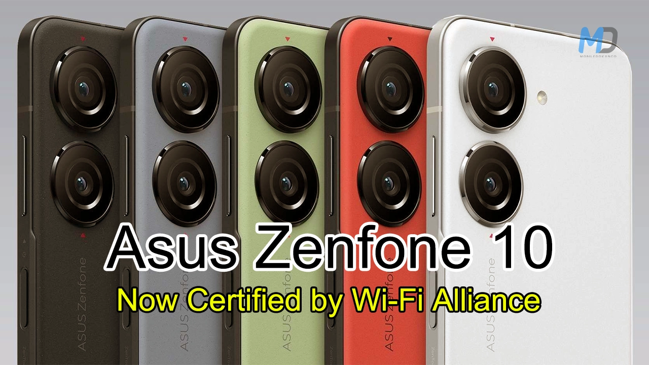 Asus Zenfone 10 gets Wi-Fi Alliance certification