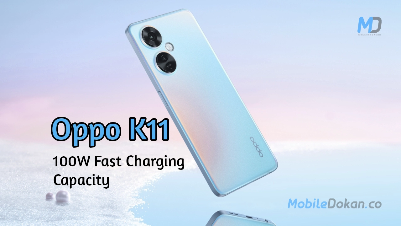 Oppo K11 is on way to launch with 100W fast charging