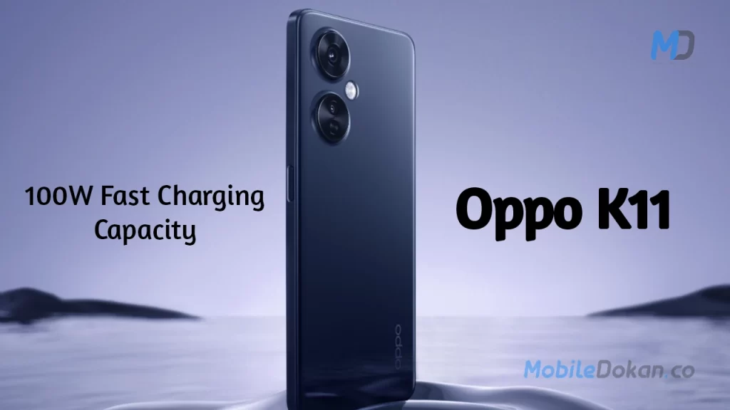 Oppo K11 launch with 100W fast charging