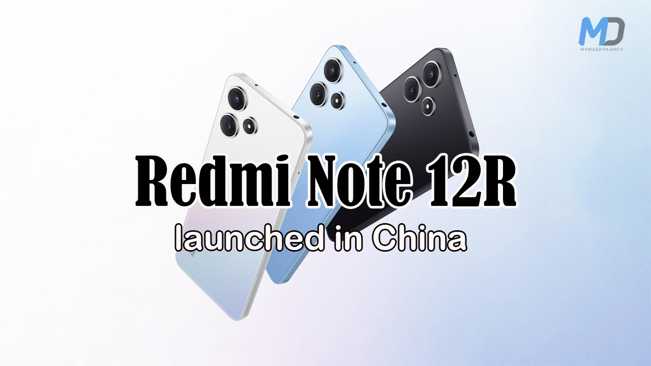 Redmi Note 12R launched in China with the new Snapdragon 4 Gen2 chipset