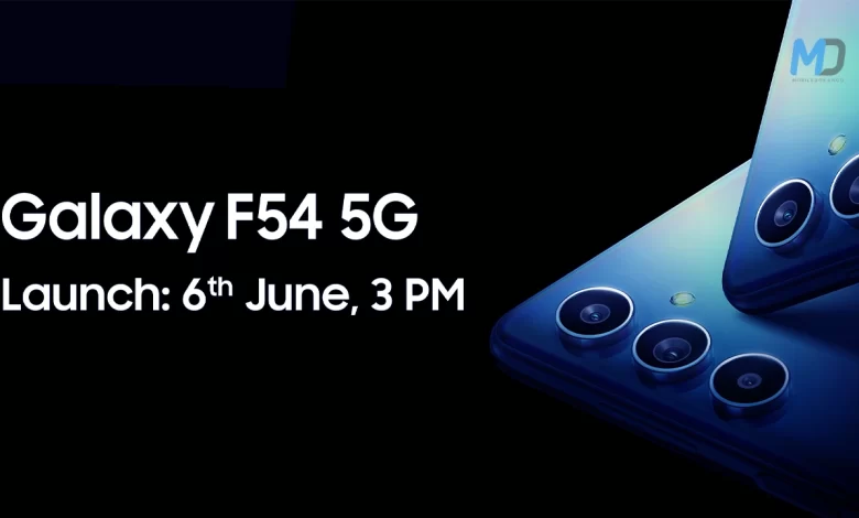 Samsung Galaxy F54 5G released on June 6