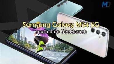 Samsung Galaxy M34 5G spotted on Geekbench confirmed to feature Exynos 1080
