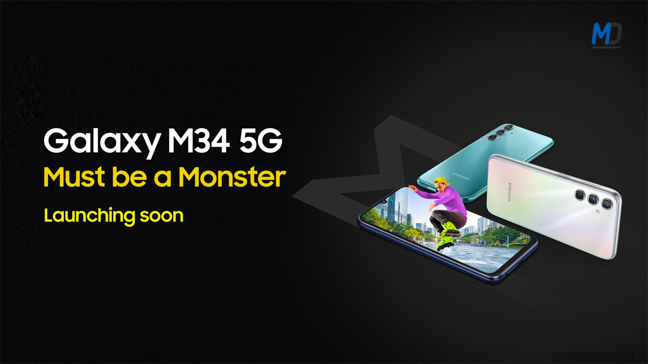 Samsung Galaxy M34 5G to launch in India on July 7 with a 6000mAh battery