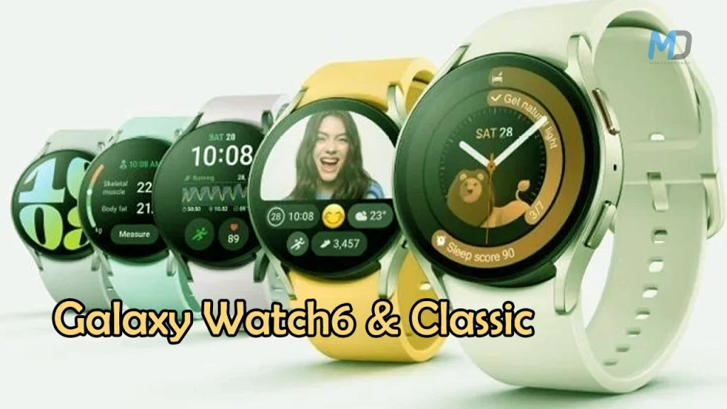 Samsung Galaxy Watch6, Galaxy Watch6 Classic colors