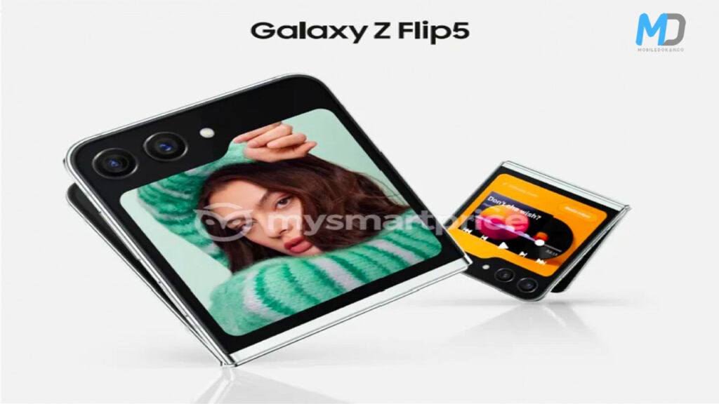 Samsung Galaxy Z Flip5 official image leaked