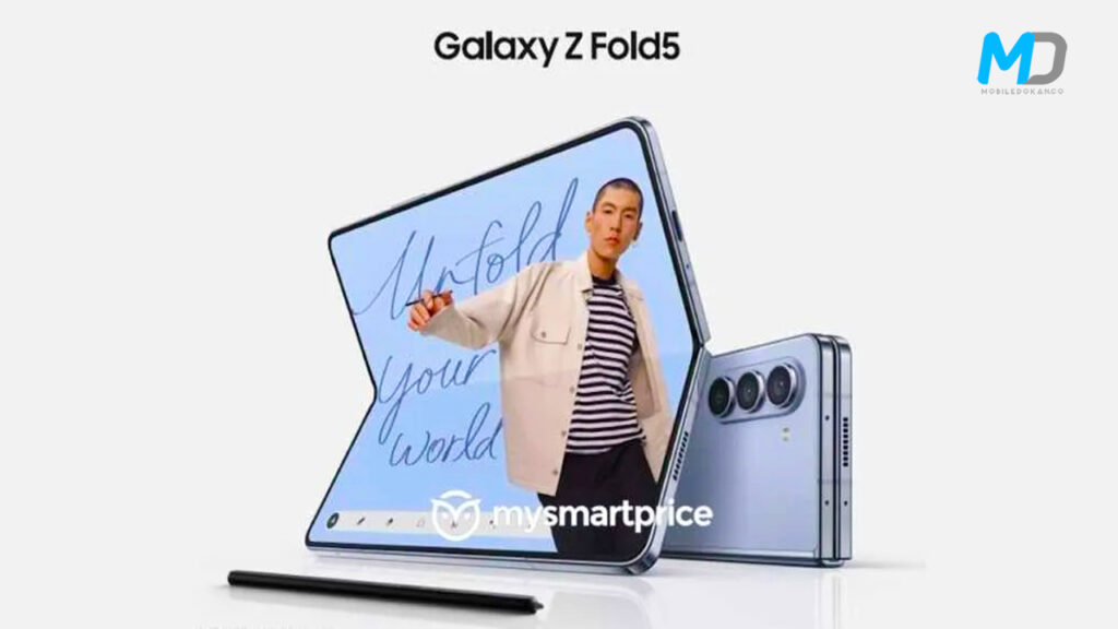 Samsung Galaxy Z Fold 5 official image leaked