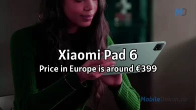 Xiaomi Pad 6 Price in Europe is around €399