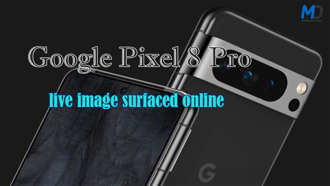 Google Pixel 8 Pro live image surfaced online