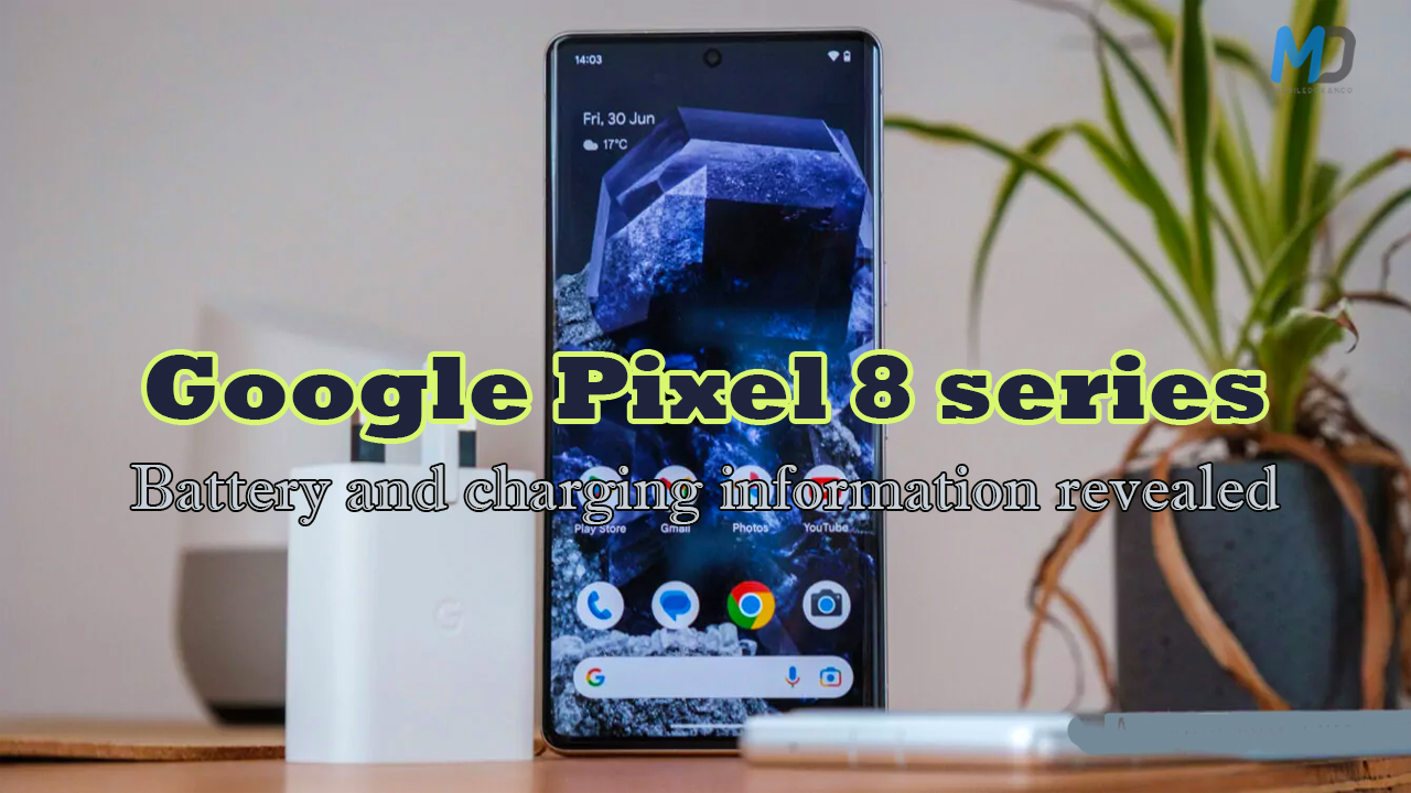 Google Pixel 8 series Battery and charging information revealed