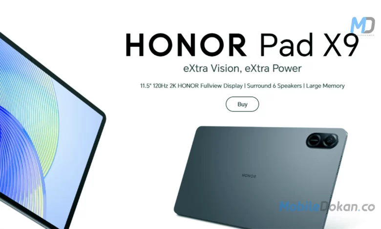 Honor Pad X9 launched with Snapdragon 695 In India