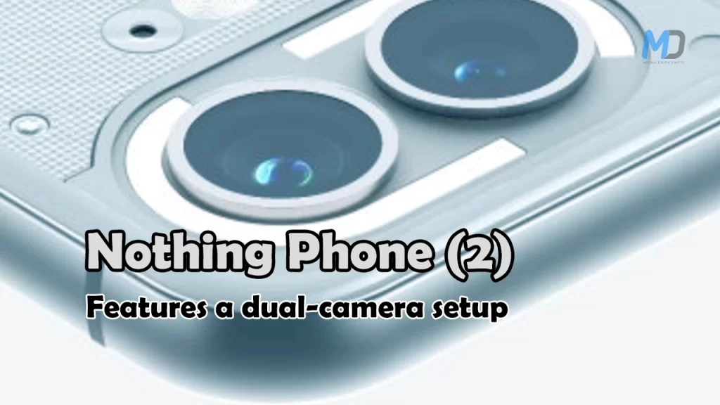 Nothing Phone (2) features a dual-camera setup
