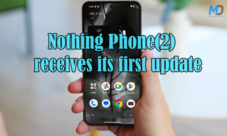 Nothing phone(2) receives a system update brings some camera improvements