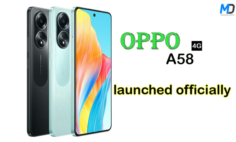 OPPO A58 4G launches in Indonesia with Helio G85 and 5000mAh battery
