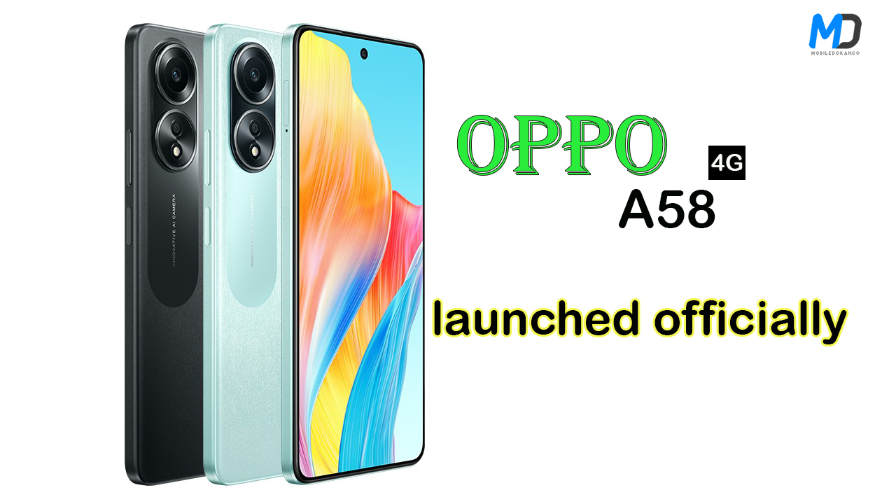 OPPO A58 4G launches in Indonesia with Helio G85 and 5000mAh battery