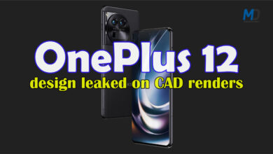 OnePlus 12 design leaked featuring a periscope zoom lens