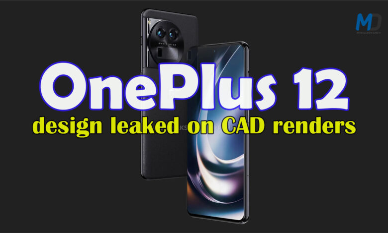 OnePlus 12 design leaked featuring a periscope zoom lens